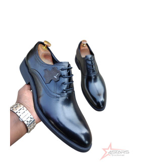 Billionaire Genuine Leather Laced Official Shoes
