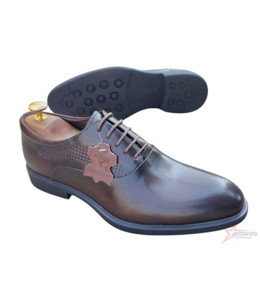 Billionaire Genuine Leather Laced Official Shoes