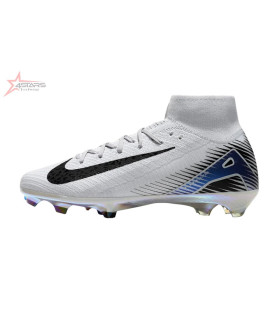 Nike Air Zoom Mercurial Superfly 10 Elite FG Firm Ground Soccer Cleats - Grey/Black