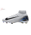 Nike Air Zoom Mercurial Superfly 10 Elite FG Firm Ground Soccer Cleats - Grey/Black