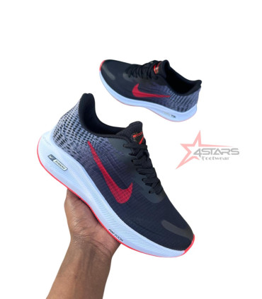 Nike Air Zoom Running Shoes - Black/Red/White