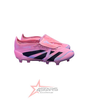Adidas Predator Elite 25 Foldover Tongue FG Firm Ground Soccer Cleats - Pink/Black