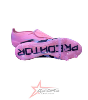 Adidas Predator Elite 25 Foldover Tongue FG Firm Ground Soccer Cleats - Pink/Black