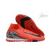 Nike Air Zoom Mercurial Superfly 10 Elite TF Artificial Turf Soccer Shoes - Red/Black/White