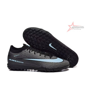 Nike Air Zoom Mercurial Vapor 16 Elite TF Artificial Turf Soccer Shoes - Black/Blue