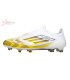 Adidas F50 Elite Kings League Laceless FG Firm Ground Soccer Cleats - White/Yellow/Black