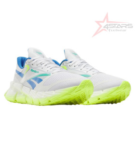 Reebok FloatZig 1 Running Shoes White/Blue/Green