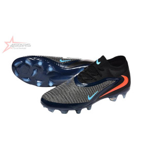 Nike Phantom GX 6 Low Elite FG Firm Ground Soccer Cleats - Black/Blue/Red