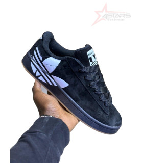 Adidas Campus 00s Black Gum Oversized Logo