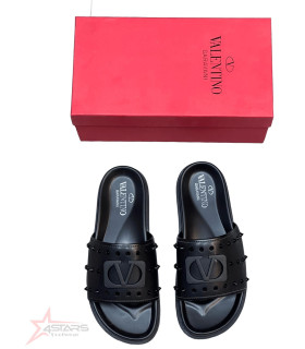 Valentino Garavani Men's Summer Vlogo Signature Rubber Slides