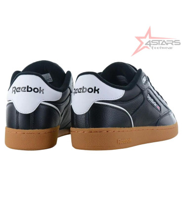 Reebok Classic Club C Bulc Leather Men's Sneakers - Black