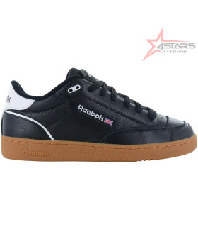 Reebok Classic Club C Bulc Leather Men's Sneakers - Black