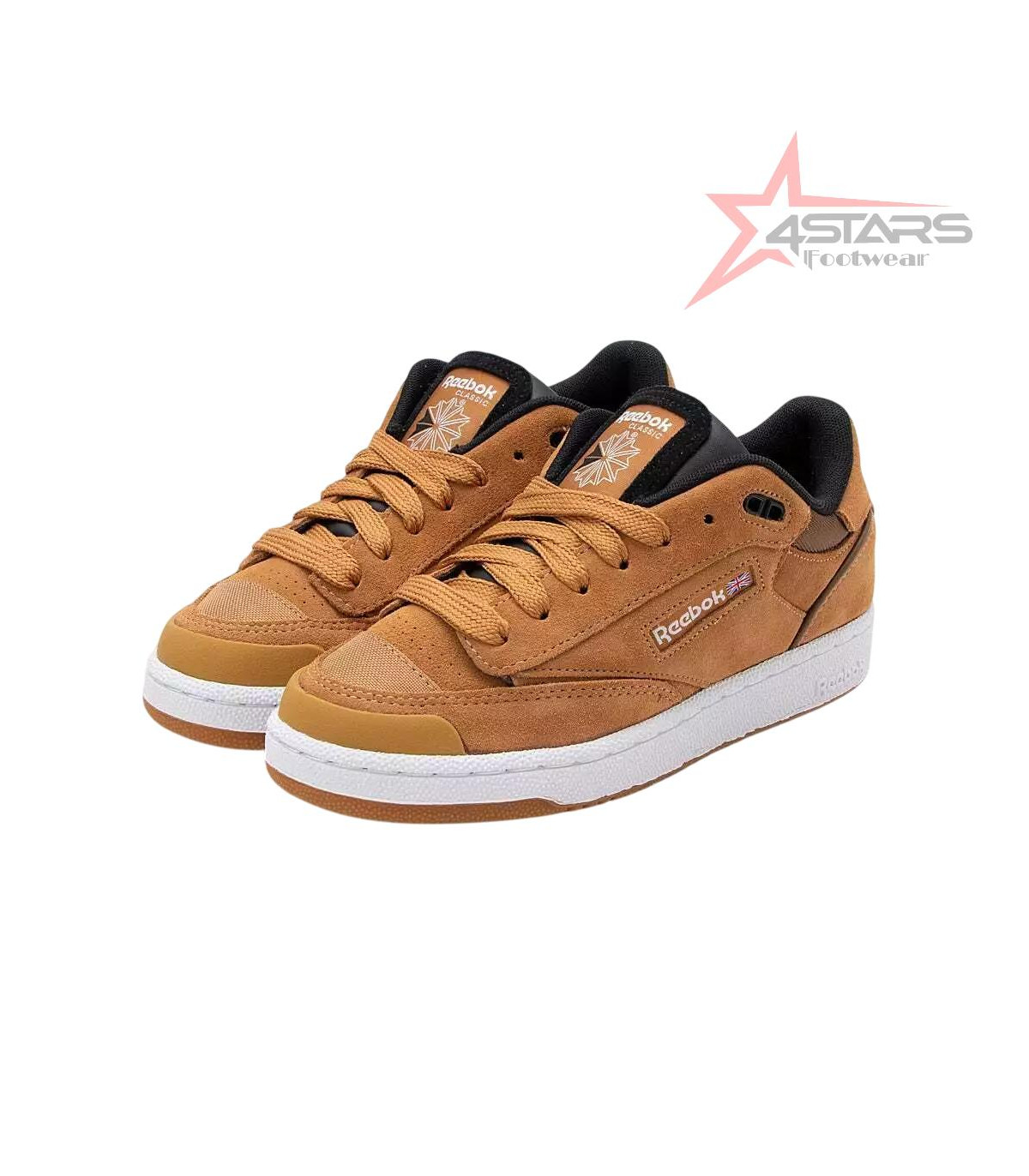 Reebok Classic Club C Bulc Leather Men's Sneakers - Court Brown