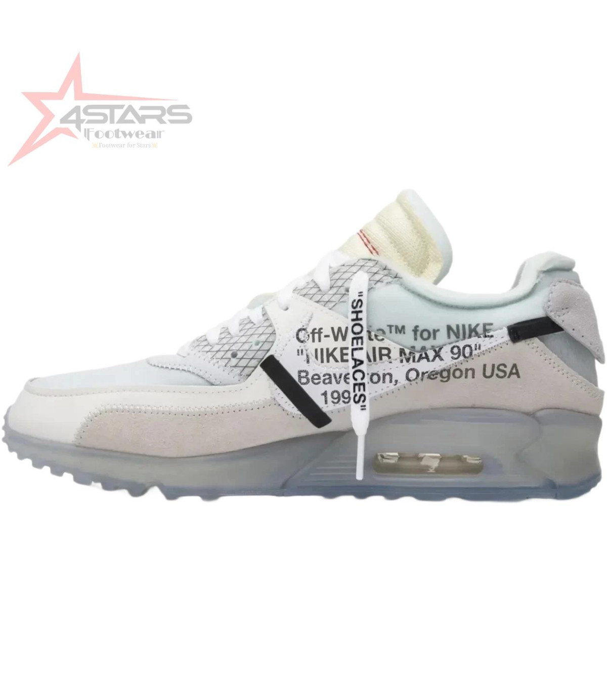 Nike Air Max 90 x OFF WHITE The Ten Sail Grey Ice