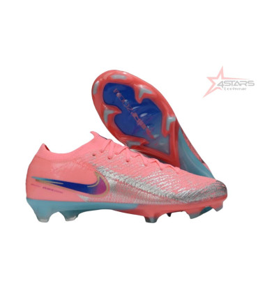 Nike Air Zoom Mercurial Vapor 16 Elite FG Vini Jnr – Pink/Blue/Grey