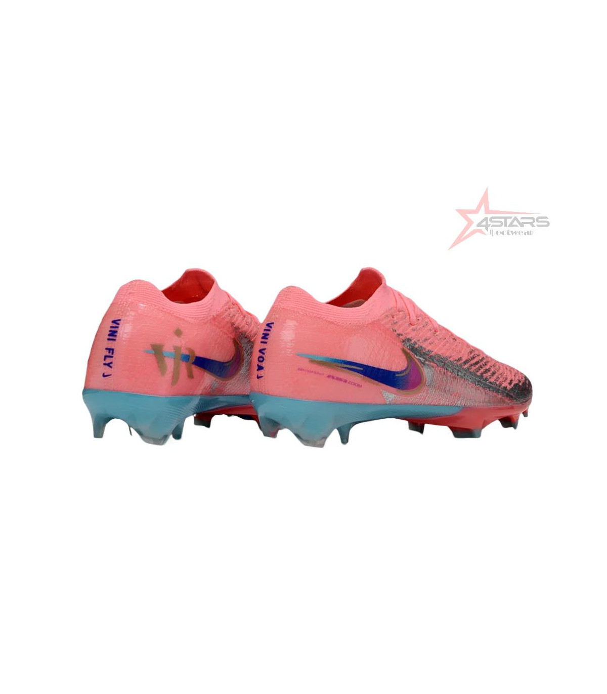 Nike Air Zoom Mercurial Vapor 16 Elite FG Vini Jnr – Pink/Blue/Grey