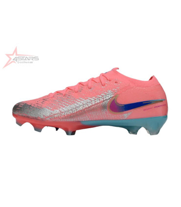 Nike Air Zoom Mercurial Vapor 16 Elite FG Vini Jnr – Pink/Blue/Grey