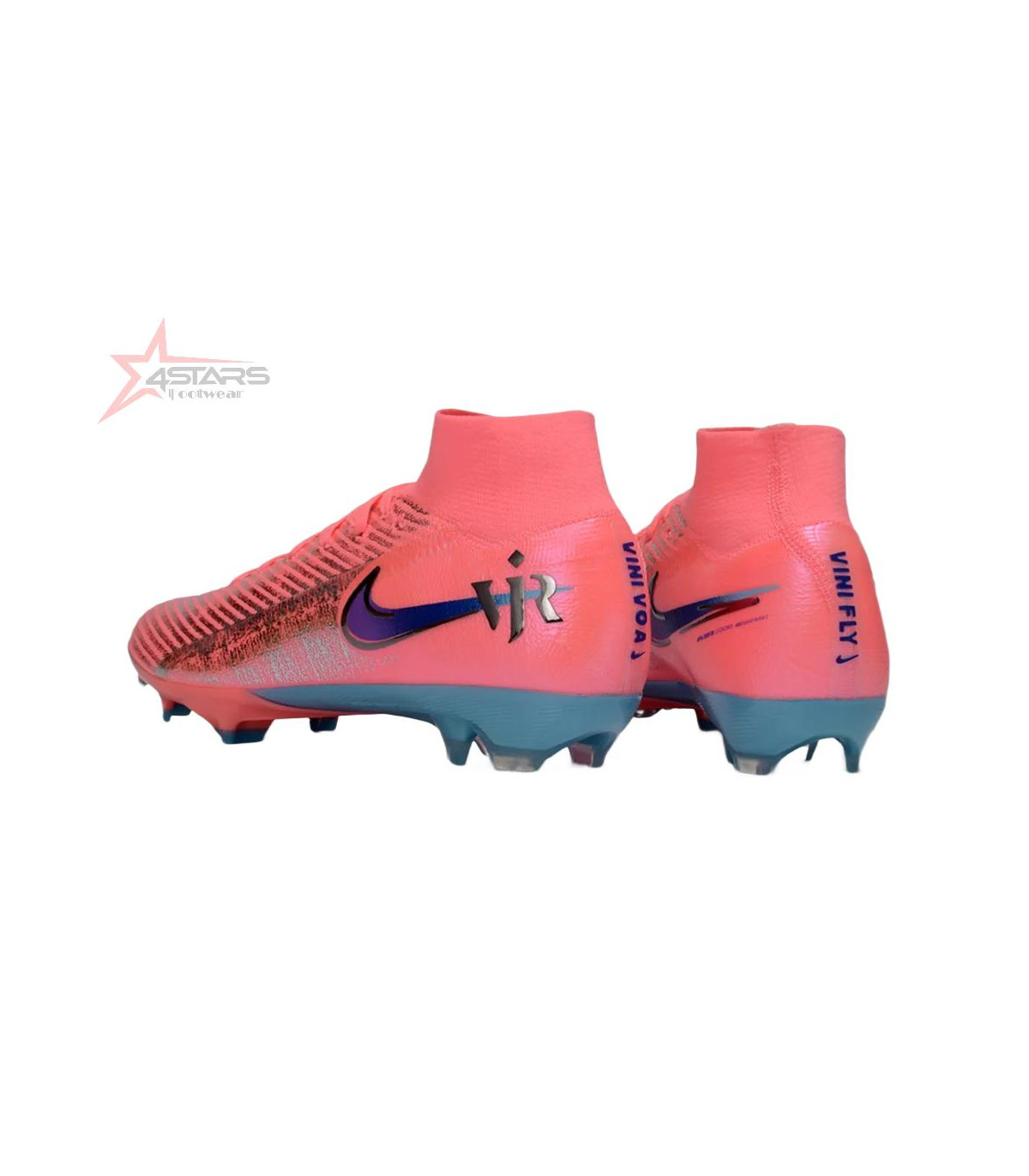 Vini Jnr X Nike Air Zoom Mercurial Superfly 10 Elite FG Firm Ground Soccer Cleats - Pink/Neon Pink/Metallic Silver
