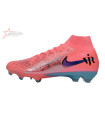 Vini Jnr X Nike Air Zoom Mercurial Superfly 10 Elite FG Firm Ground Soccer Cleats - Pink/Neon Pink/Metallic Silver