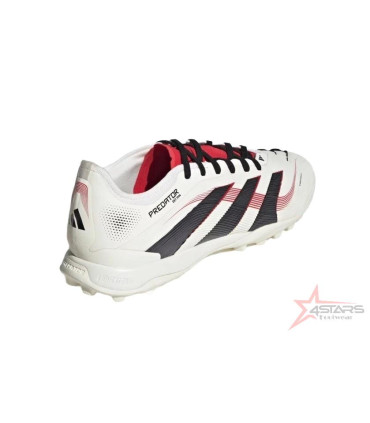 Adidas Predator PRO TF Turf Soccer Cleats Shoes - White/Black
