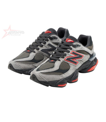 New Balance 9060 - Grey/Black/Red