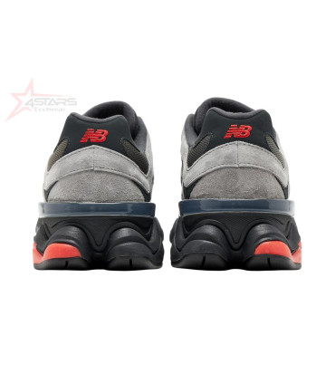 New Balance 9060 - Grey/Black/Red