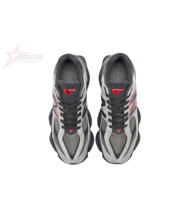 New Balance 9060 - Grey/Black/Red