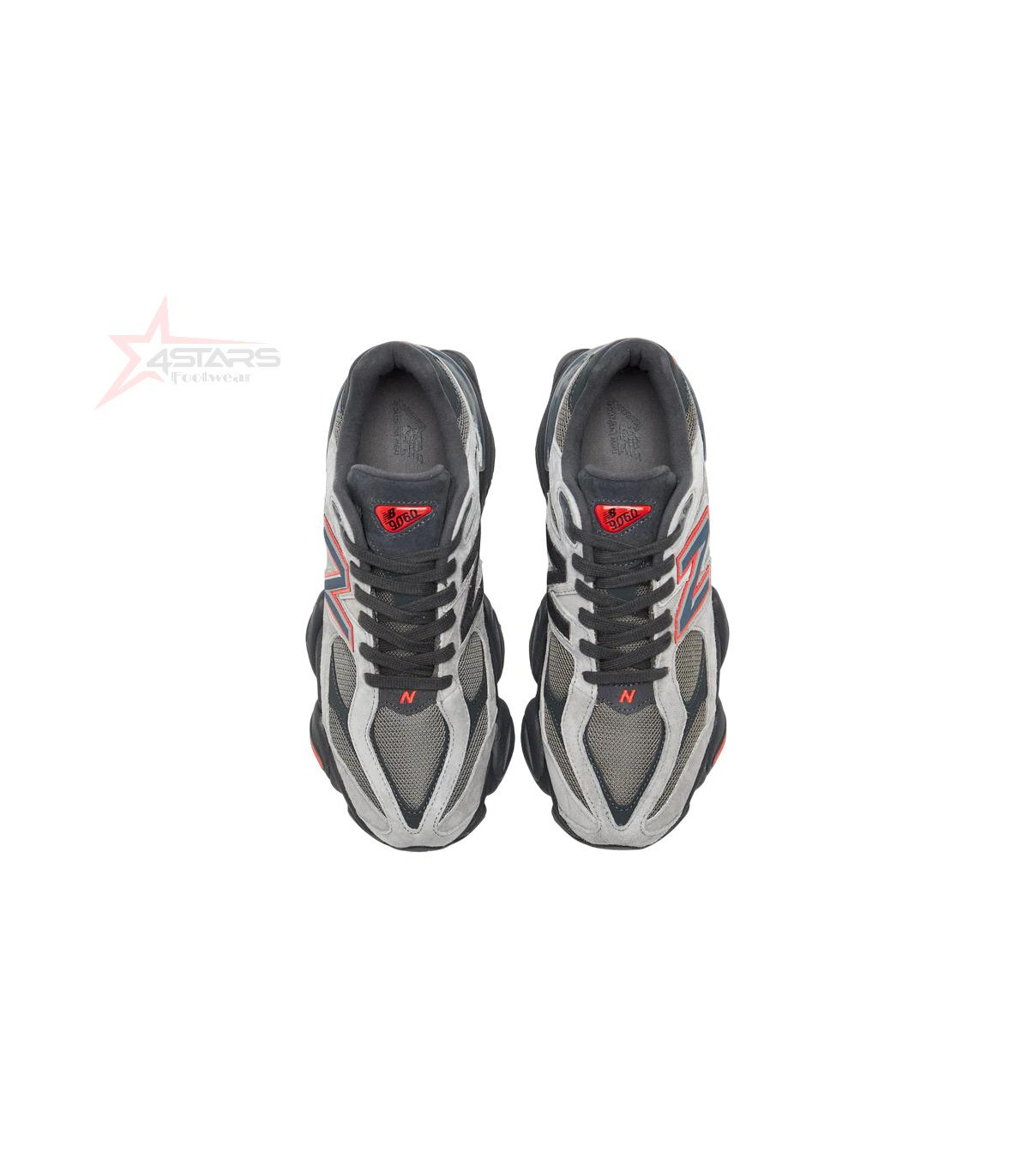 New Balance 9060 - Grey/Black/Red