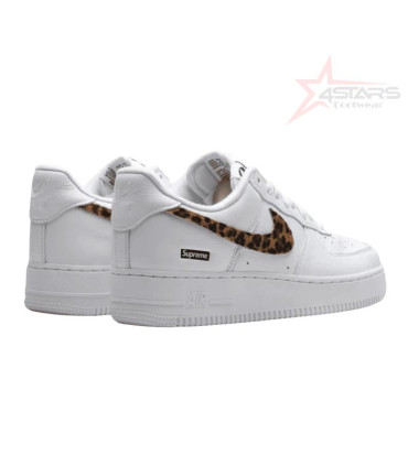 Nike Air Force 1 Low x Supreme x Goodenough 'White Leopard'