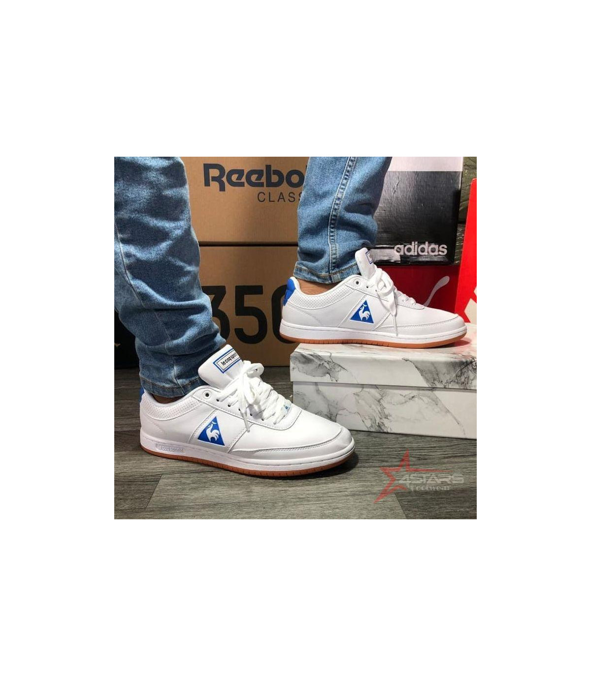 Le Coq Sportif Gum Sole Derby 1 Classics