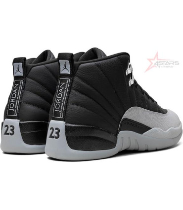 Jordan 12 Retro Barons Black/Wolf Grey