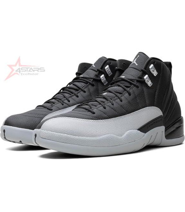 Jordan 12 Retro Barons Black/Wolf Grey