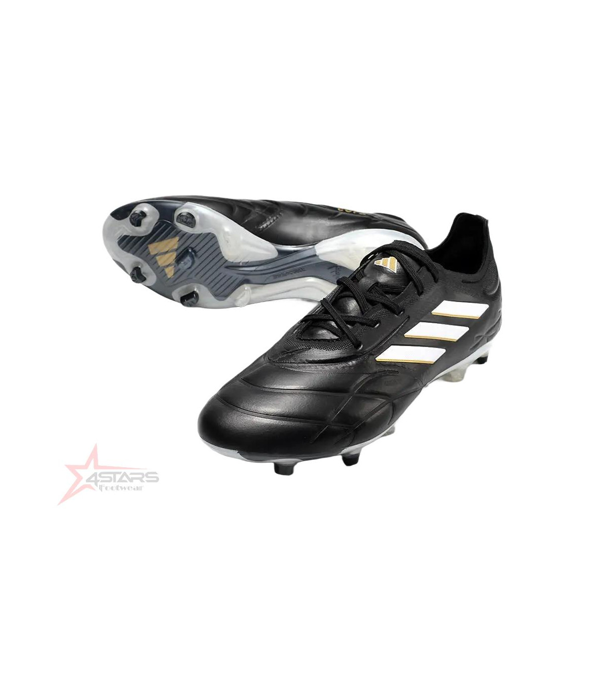 Adidas Copa Pure.1 FG Firm Ground Soccer Cleats - Black/White