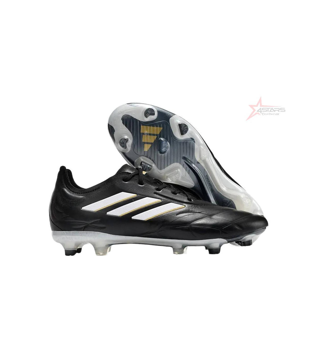 Adidas Copa Pure.1 FG Firm Ground Soccer Cleats - Black/White