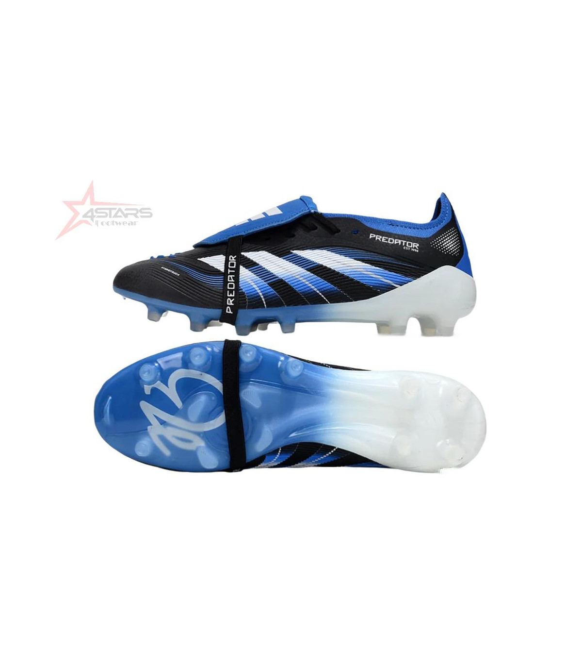 Adidas Predator Elite Fold-over Tongue FG Jude Bellingham - Black/White/Blue