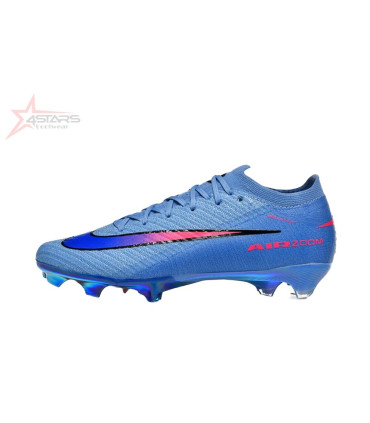 Nike Air Zoom Mercurial Vapor 16 Elite FG Firm Ground Soccer Cleats - Blue/Electric Blue/Radiant Pink