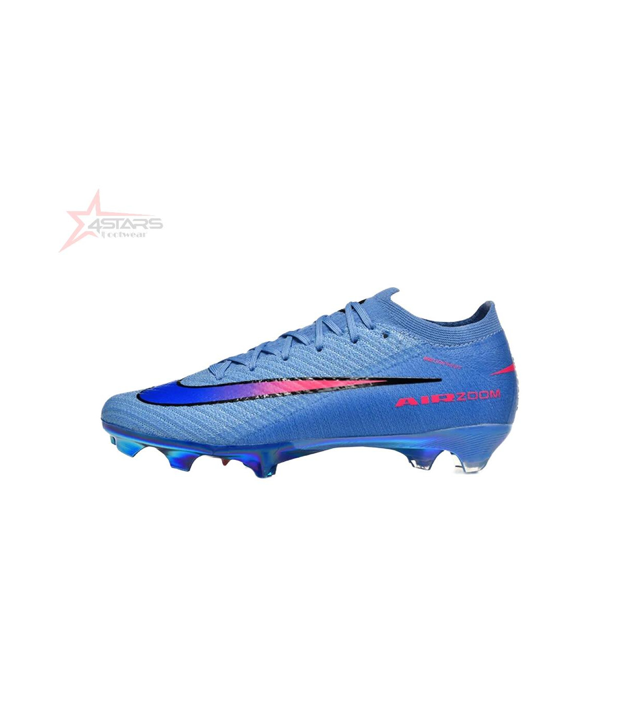 Nike Air Zoom Mercurial Vapor 16 Elite FG Firm Ground Soccer Cleats - Blue/Electric Blue/Radiant Pink