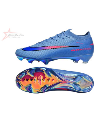 Nike Air Zoom Mercurial Vapor 16 Elite FG Firm Ground Soccer Cleats - Blue/Electric Blue/Radiant Pink
