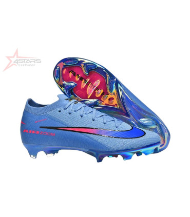 Nike Air Zoom Mercurial Vapor 16 Elite FG Firm Ground Soccer Cleats - Blue/Electric Blue/Radiant Pink