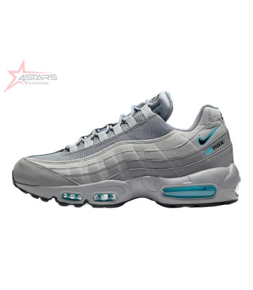 Nike Air Max 95 Retro Logo Grey Aqua Blue