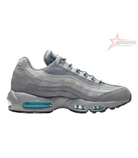Nike Air Max 95 Retro Logo Grey Aqua Blue