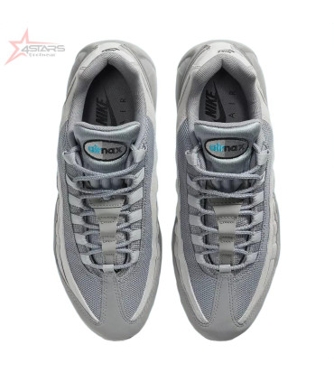 Nike Air Max 95 Retro Logo Grey Aqua Blue