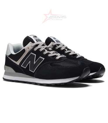 New Balance 574 Core Black White