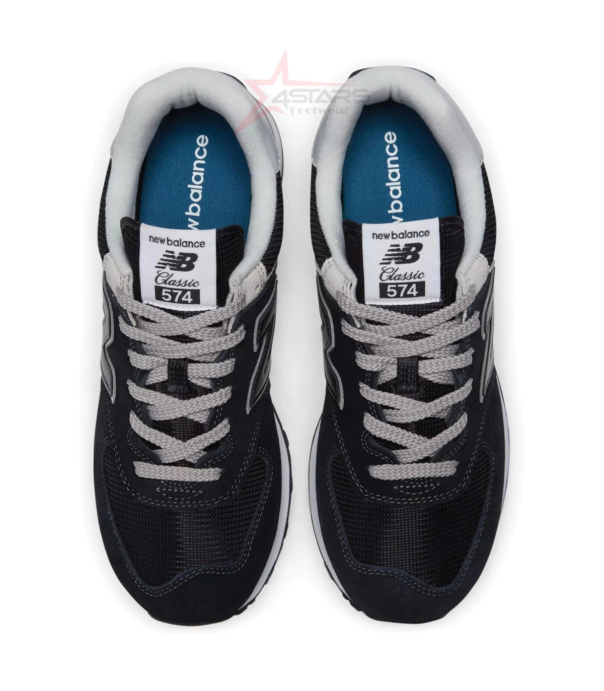 New Balance 574 Core Black White