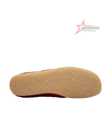 Clarks X Popcaan Originals Wallabee Boot Red Camouflage