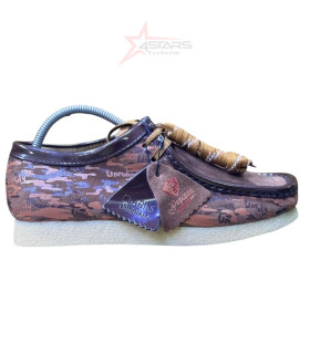 Clarks x Popcaan Wallabee Low Coffee Camouflage