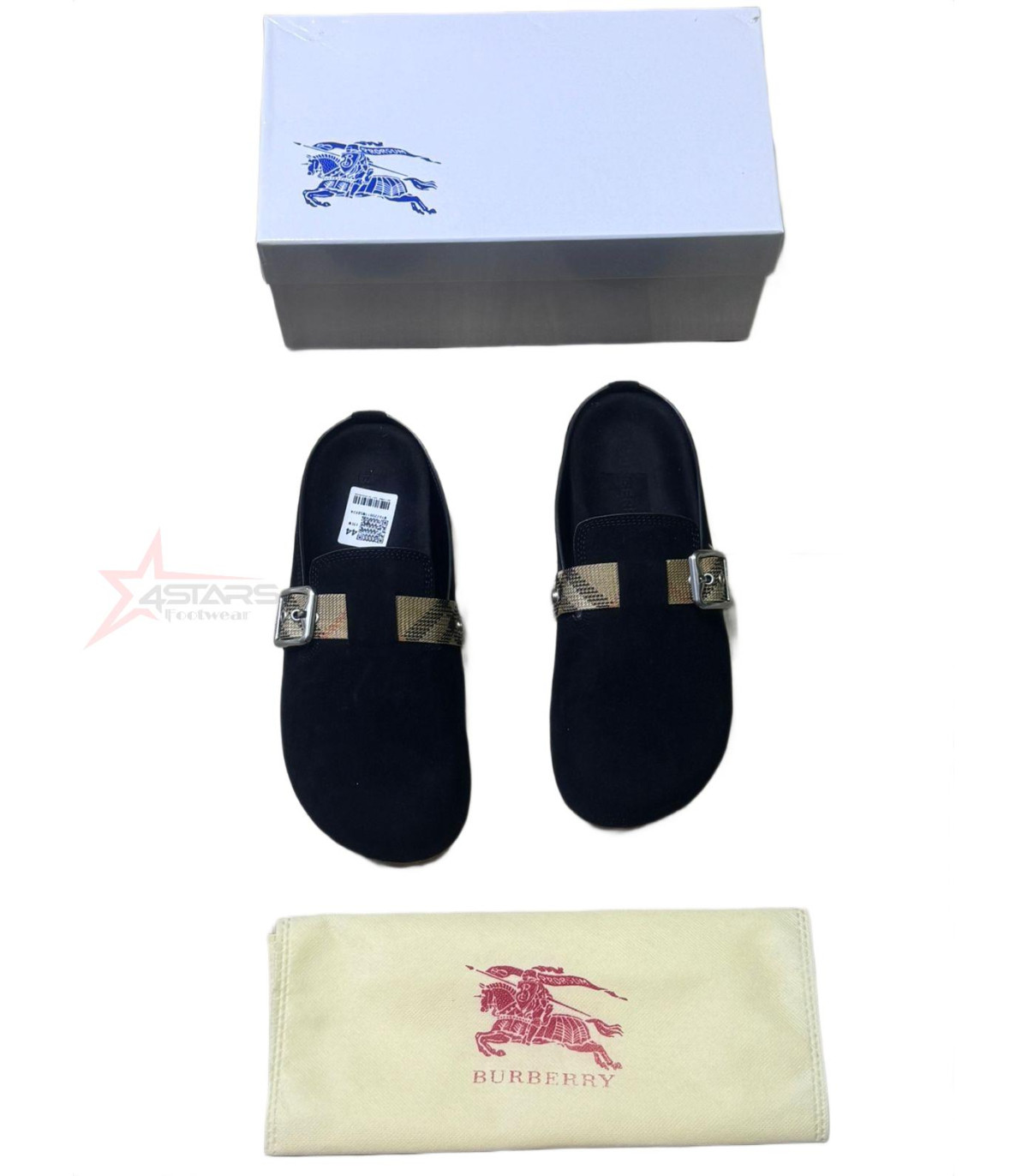 Burberry Suede Urchin Clogs