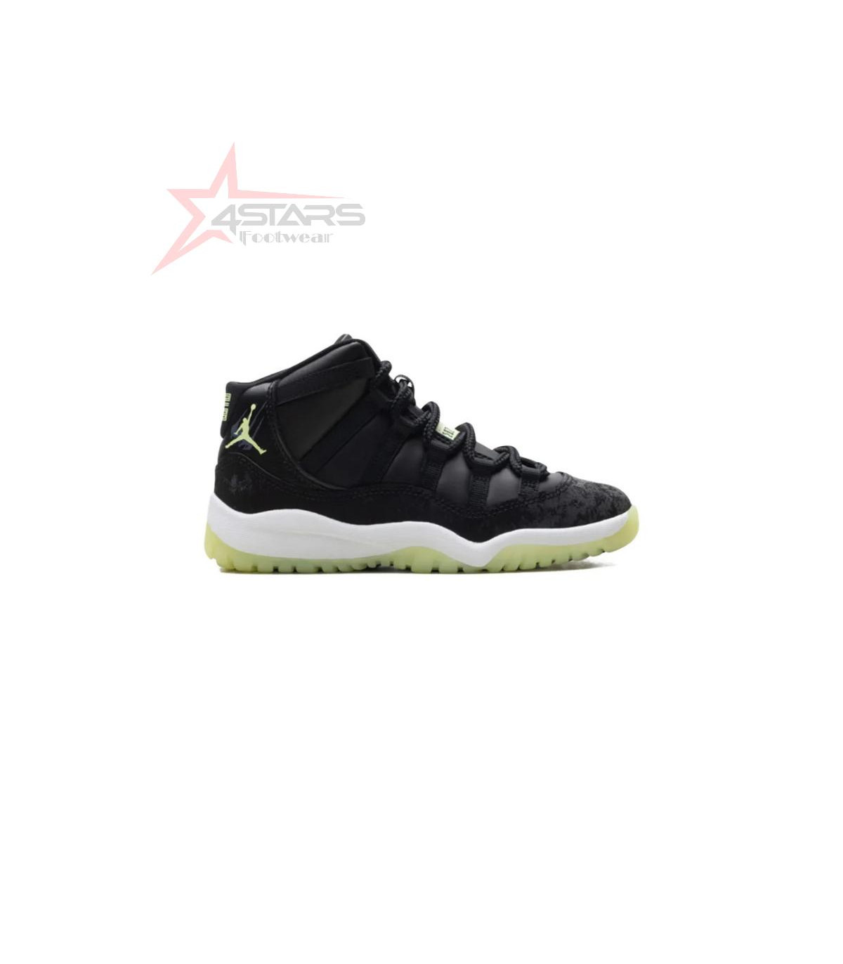 Jordan 11 Retro Inner Beast Black Barely Volt