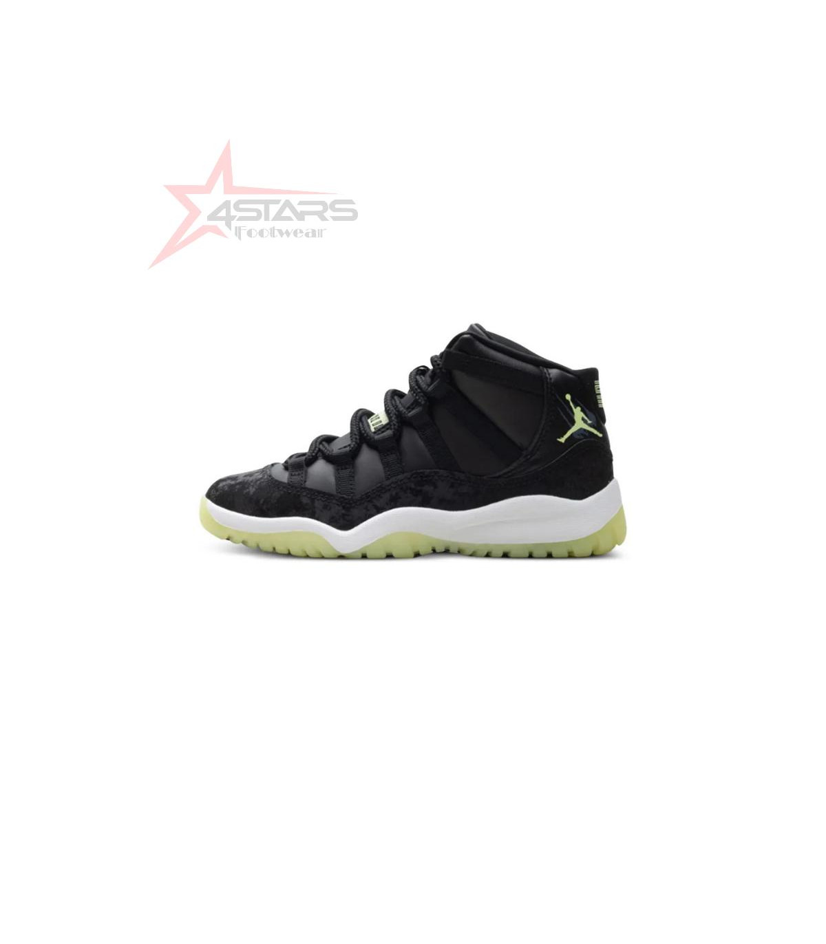 Jordan 11 Retro Inner Beast Black Barely Volt