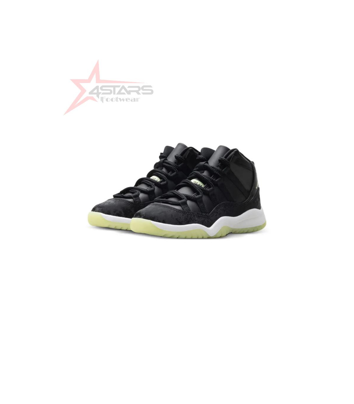 Jordan 11 Retro Inner Beast Black Barely Volt